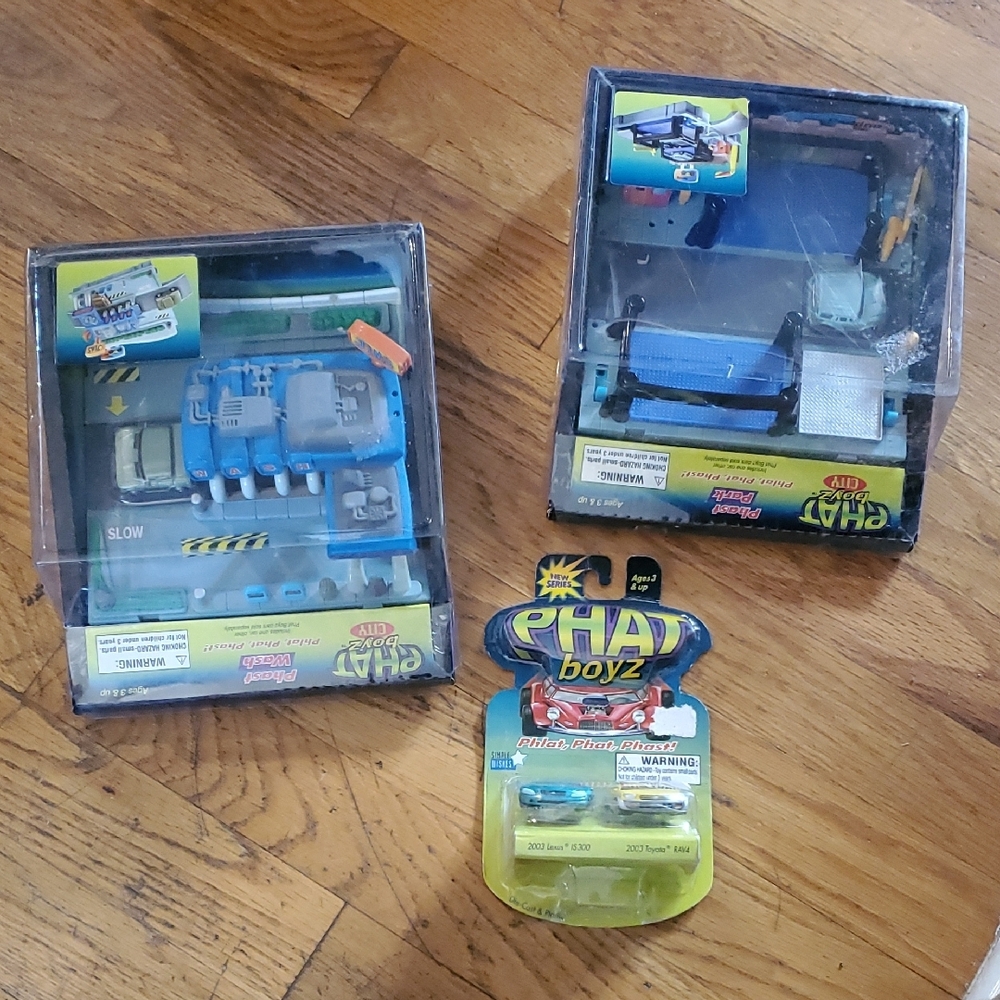 Phat Boyz Toy Car Set with Track